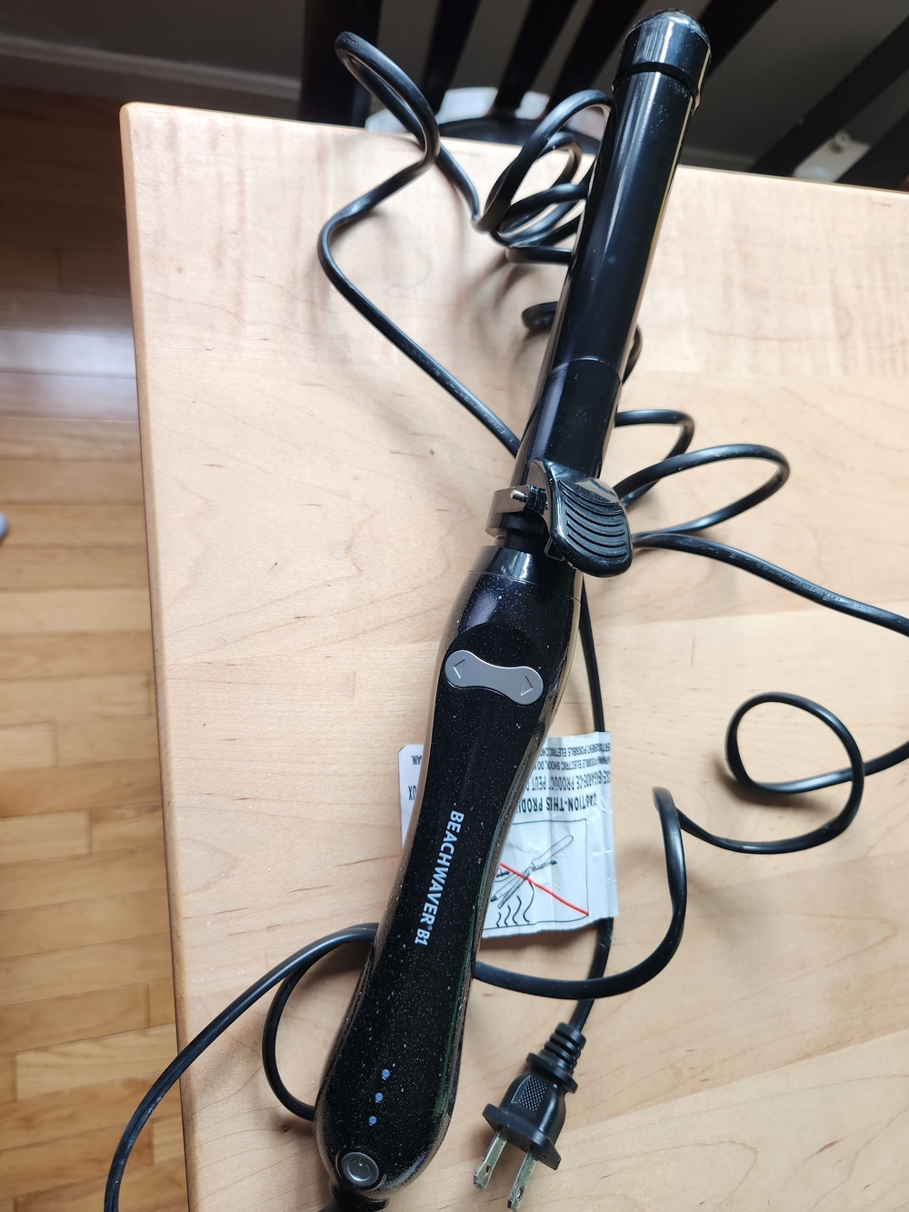 Beachwaver B1 Black Curling Wand